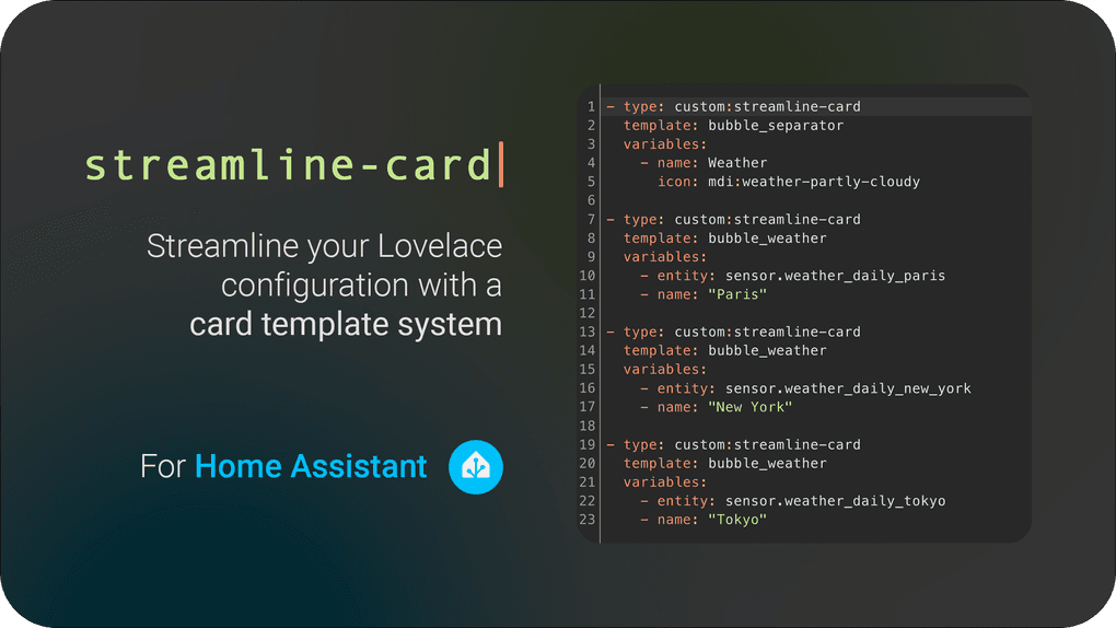 Streamline Your Home Assistant UI with Streamline Card